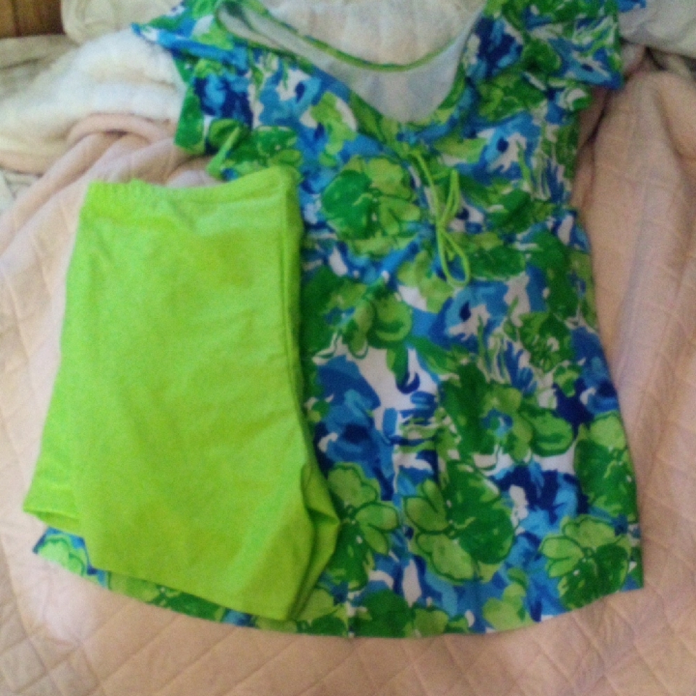 Floral Swim Dress & Shorts